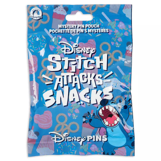 "Pre Order" HKDL - Stitch Attacks Snacks Mystery 5-Piece Pin Pack