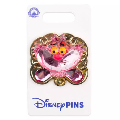 "Pre Order" HKDL - Cheshire Sculpted Acrylic Pin, Alice in Wonderland