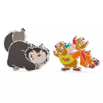 "Pre-Order" HKDL - Gus, Jaq, and Lucifer Pin Set, Cinderella