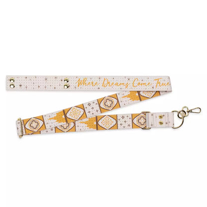“Pre-order” HKDL - Walt Disney World Castle Pin Trading Lanyard and Bag Strap