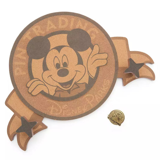 "Pre-Order" HKDL - Mickey Mouse Disney Pin Trading 25th Anniversary Pin Board with Limited Release Pin