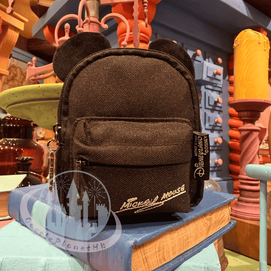 "Pre Order" HKDL - Mickey Mouse Black mini Backpack for Plush Toys