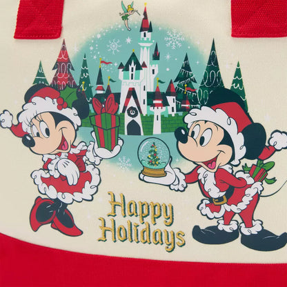 "Pre-Order" HKDL - Mickey Mouse and Friends Holiday Canvas Tote Bag