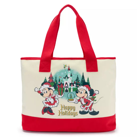 "Pre-Order" HKDL - Mickey Mouse and Friends Holiday Canvas Tote Bag