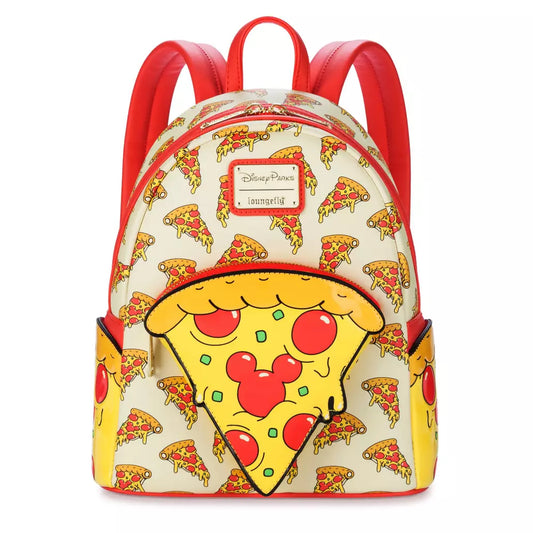 “Pre-order” HKDL - Mickey Mouse Pizza Loungefly Mini Backpack, Disney Eats