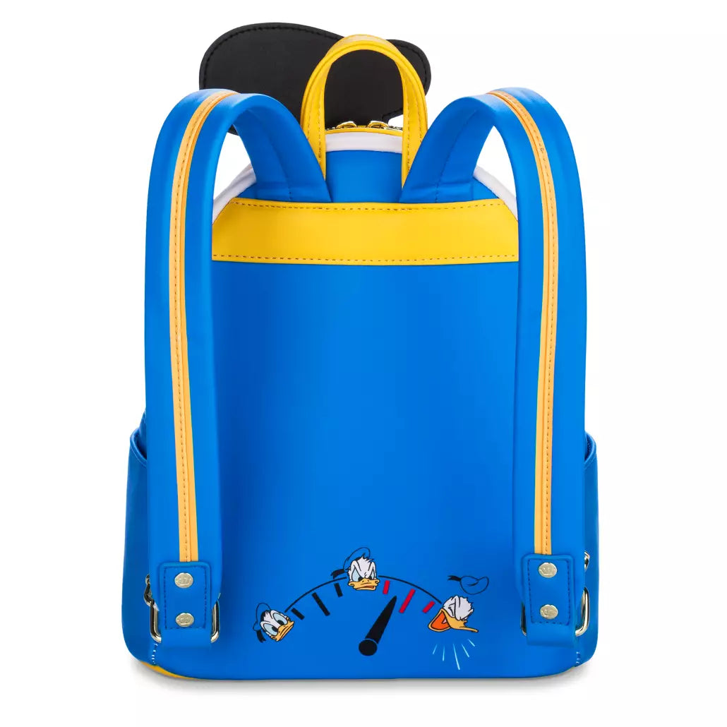 HKDL - Donald Duck 90th Anniversary Colour-Changing Loungefly Mini Backpack【Ready Stock】