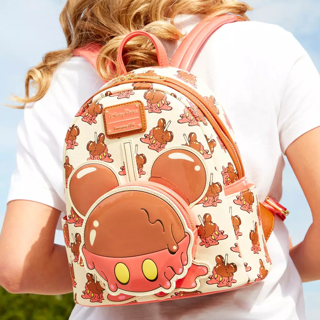 "Pre-Order" HKDL - Mickey Mouse Candy Apple Loungefly Mini Backpack, Disney Eats