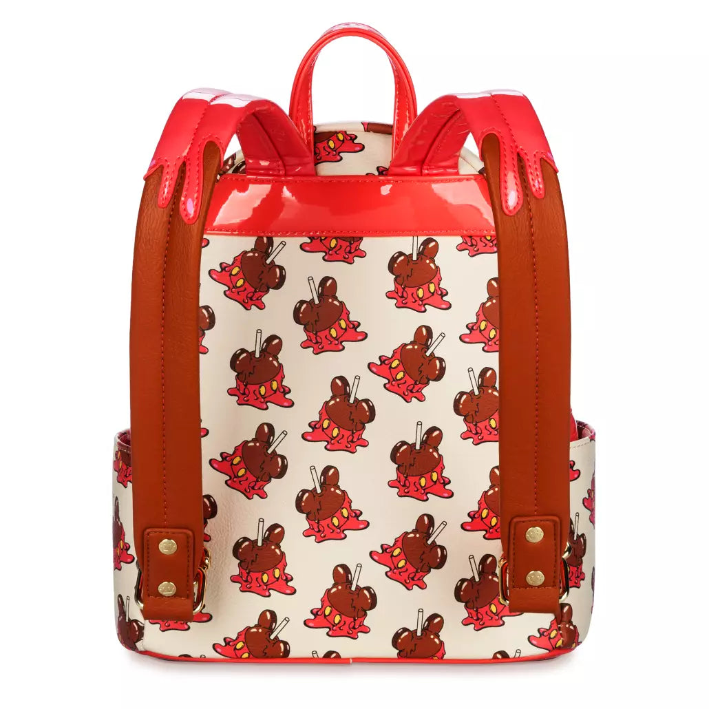 Loungefly Mickey Mouse Disney Eats Caramel Apple Mini Backpack White female 27x23x11cm