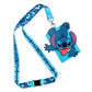 HKDL - Stitch Lanyard and Card Holder, Lilo & Stitch【Ready Stock】