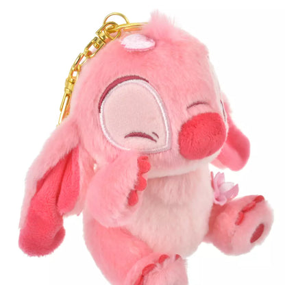 HKDL - Stitch Plush Keychain (Sakura 2024)【Ready Stock】