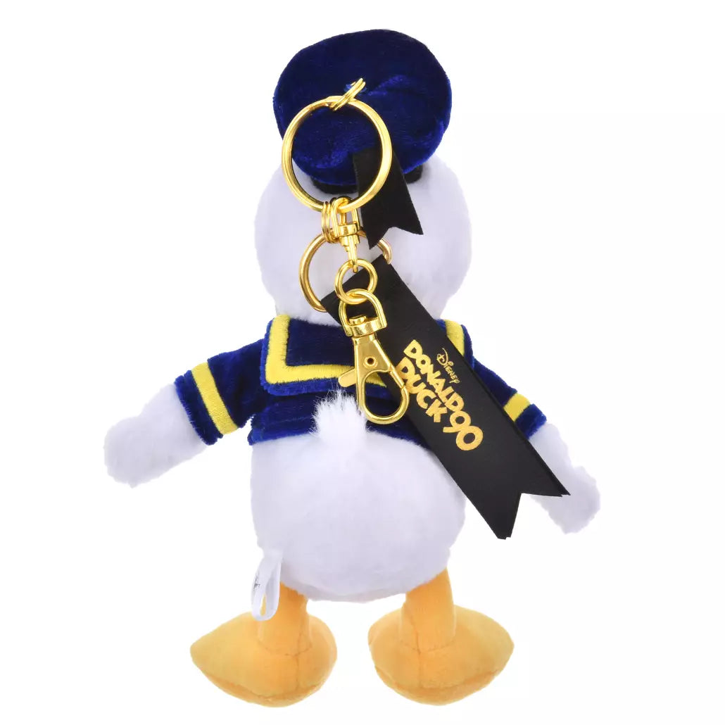HKDL - Donald Duck 90th Anniversary Plush Keychain【Ready Stock】