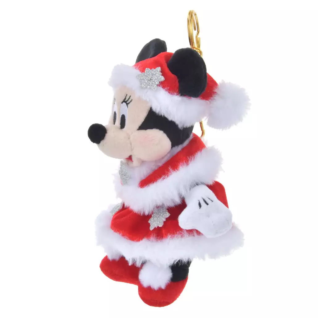 “Pre-order” HKDL - Minnie Plush Keychain, Disney Christmas 2025