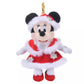 “Pre-order” HKDL - Minnie Plush Keychain, Disney Christmas 2025