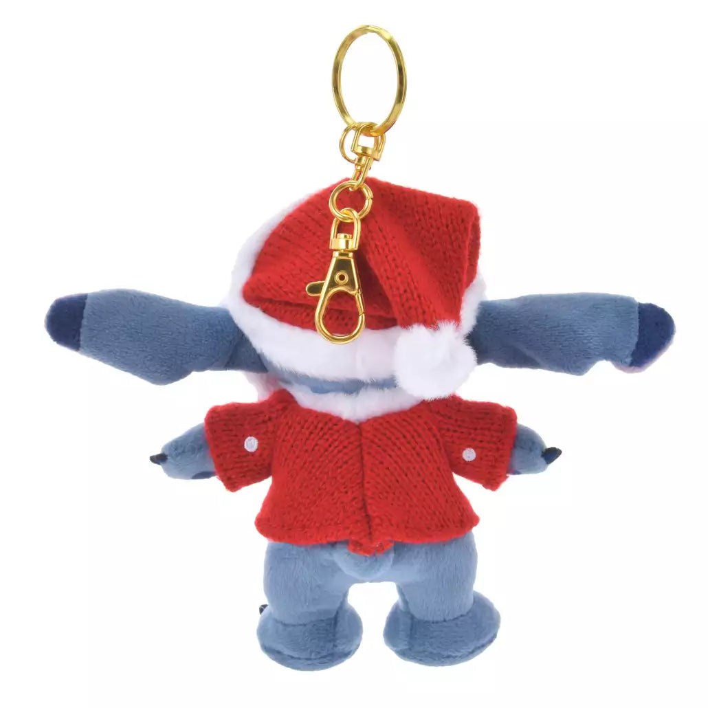 “Pre-order” HKDL - Stitch Plush Keychain, Disney Christmas 2025