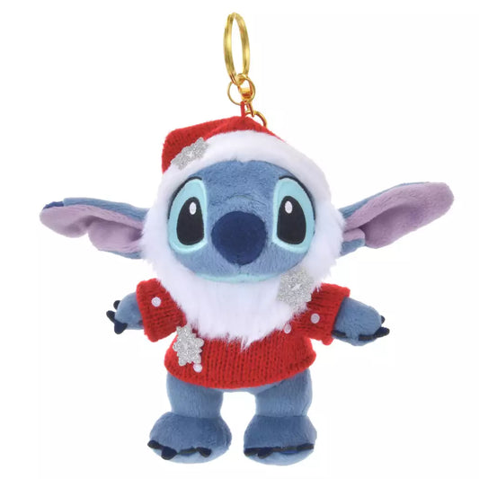 “Pre-order” HKDL - Stitch Plush Keychain, Disney Christmas 2025