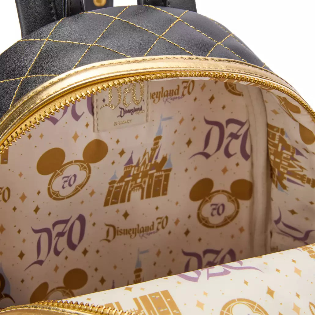 "Pre-Order" HKDL - Loungefly Disneyland Resort 70th Anniversary Sleeping Beauty Castle Mini Backpack