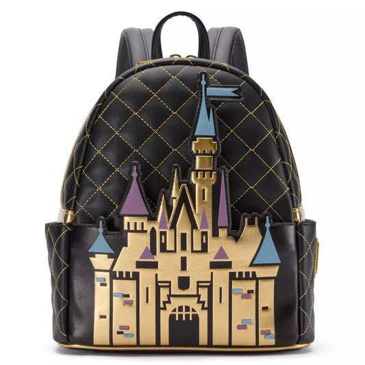 "Pre-Order" HKDL - Loungefly Disneyland Resort 70th Anniversary Sleeping Beauty Castle Mini Backpack