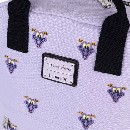 figment loungefly mini backpack Pastel Theme Park Finds The simulated leather bag features a holographic front zip pocket with a die EXCLUSIVE VIP PICKUP: Loungefly Disney
