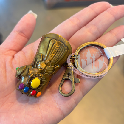 "Pre-Order" HKDL - Thanos Infinity Gauntlet Keychain, MARVEL