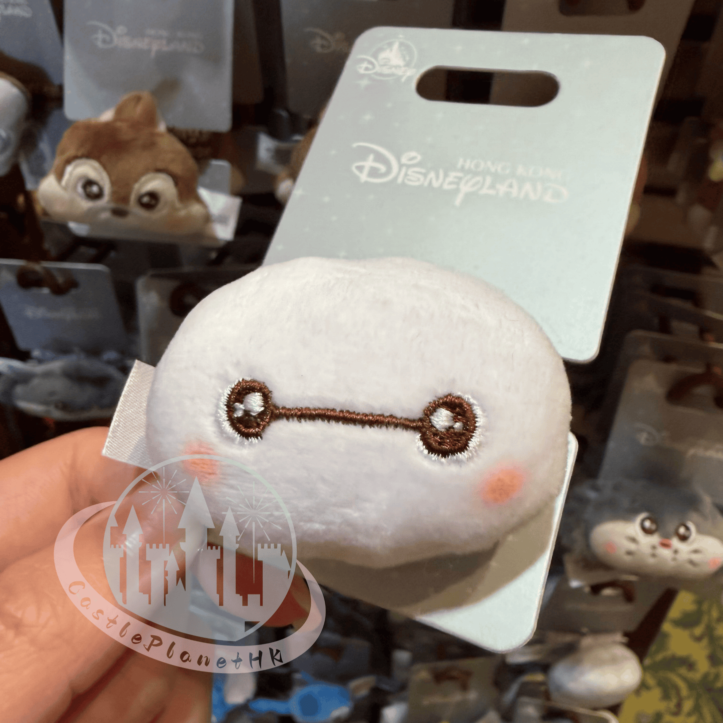 "Pre-Order" HKDL - Baymax Head Plush Hair Scrunchie Accessories, Cute Style 2026