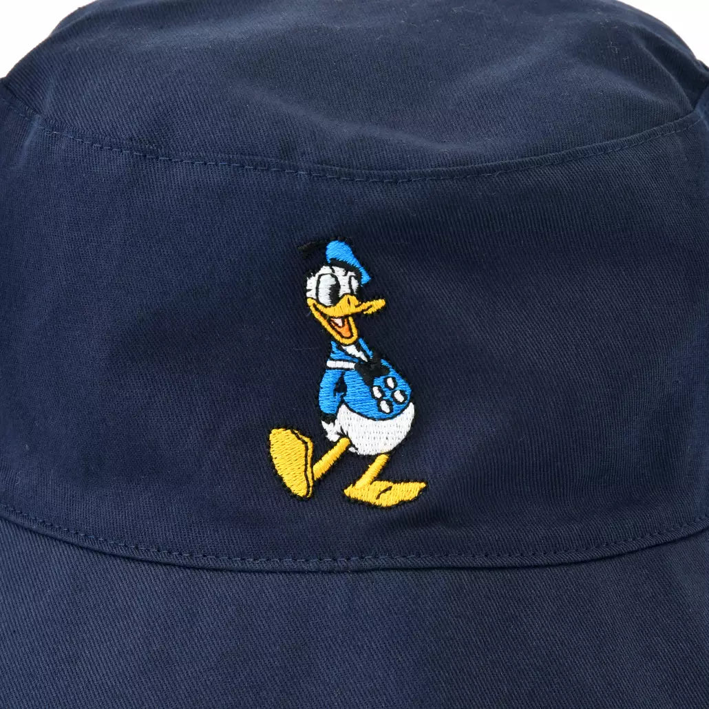 HKDL - Donald Duck 90th Anniversary Reversible Bucket Hat for Adults【Ready Stock】