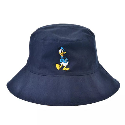 HKDL - Donald Duck 90th Anniversary Reversible Bucket Hat for Adults【Ready Stock】