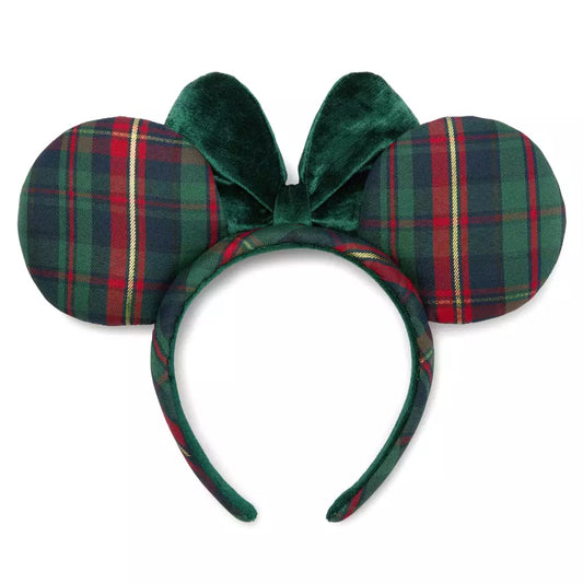 "Pre-Order" HKDL - Minnie Mouse Plaid Loungefly Ears Headband for Adults
