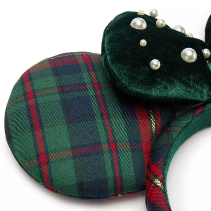 "Pre-Order" HKDL - Minnie Mouse Plaid Loungefly Ears Headband for Adults