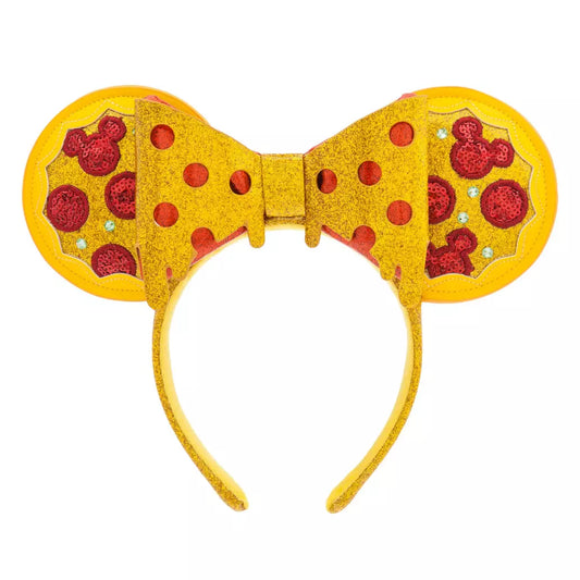 HKDL - Minnie Mouse Pizza Ears Headband, Disney Eats【Ready Stock】