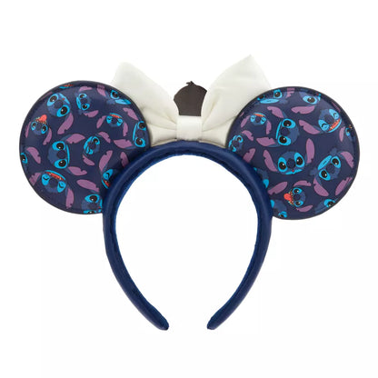 "Pre-Order" HKDL/SHDR - Stitch x Minnie Mouse Ears Headband, Lilo & Stitch