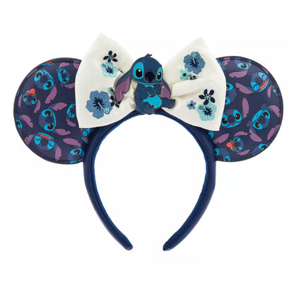 "Pre-Order" HKDL/SHDR - Stitch x Minnie Mouse Ears Headband, Lilo & Stitch