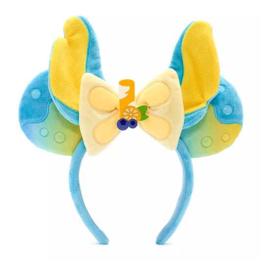 “Pre-order” HKDL - Stitch Blueberry Lemonade Disney Munchlings Ears Headband, Playful Picnic