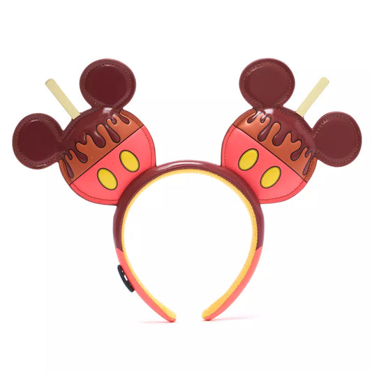 "Pre-Order" HKDL - Mickey Mouse Caramel Apple Ears Headband for Adults, Disney Eats