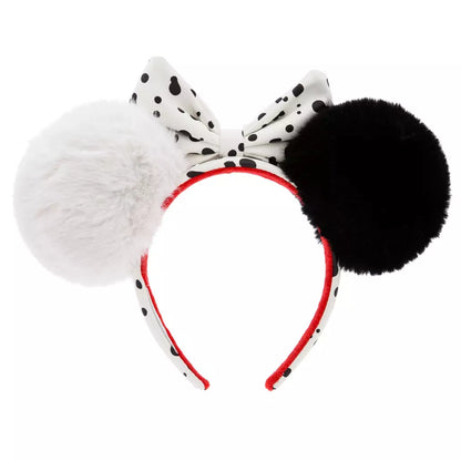 HKDL/SHDR - Cruella De Vil Ears Headband for Adults, 101 Dalmatians【Ready Stock】