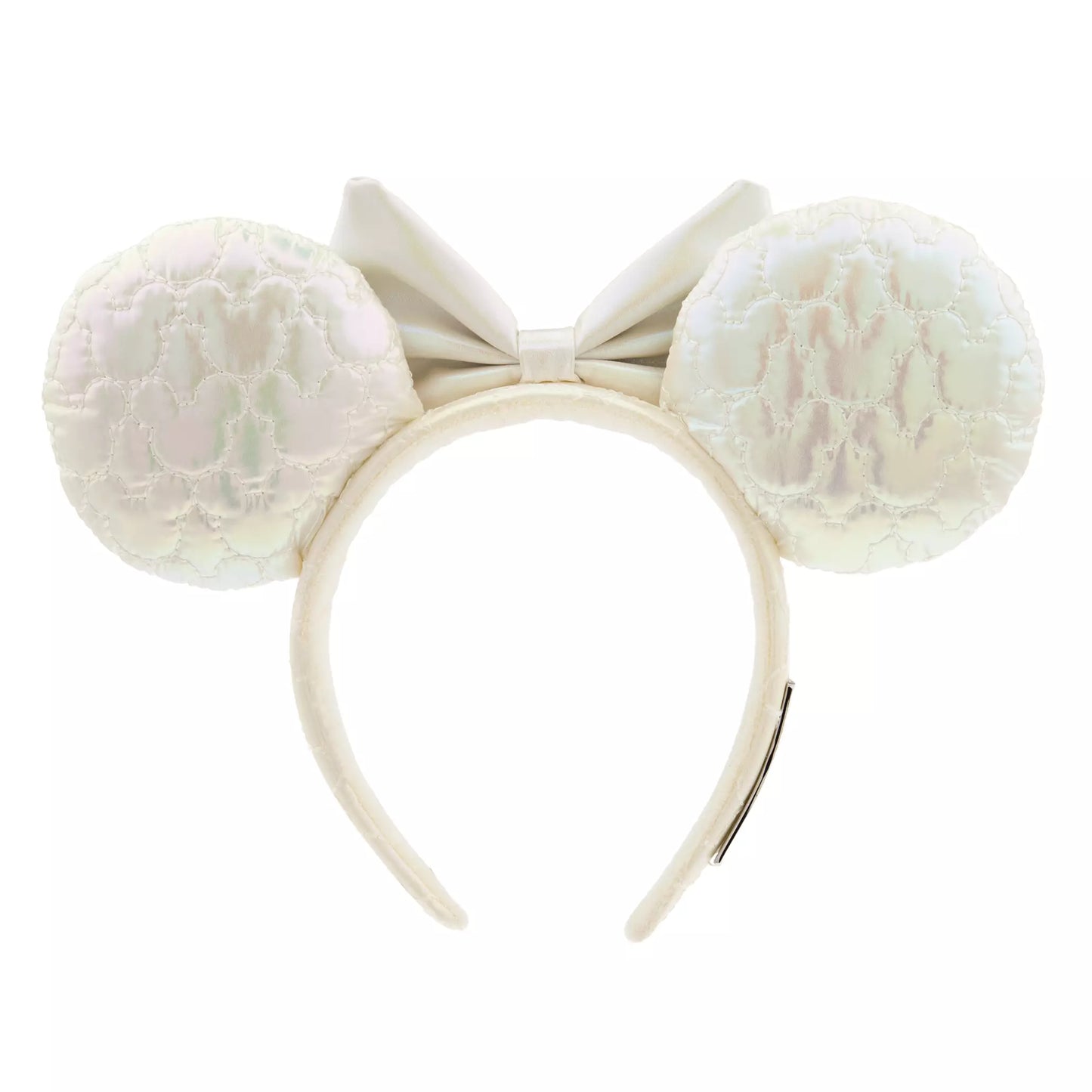 HKDL - Mickey Mouse Icon Quilted Iridescent Loungefly Ears Headband【Ready Stock】