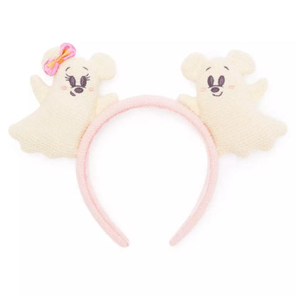 HKDL - Mickey and Minnie Mouse Ghosts Ears Headband for Adults, Halloween 2025【READY STOCK】