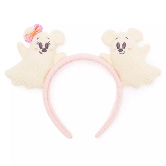 HKDL - Mickey and Minnie Mouse Ghosts Ears Headband for Adults, Halloween 2025【READY STOCK】
