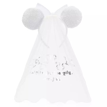 "Pre-Order" HKDL - Cinderella Ears Headband Bridal Veil for Adults