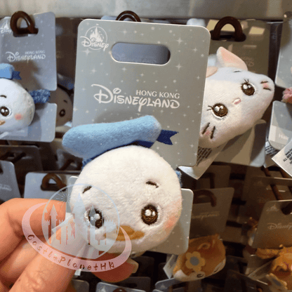 "Pre-Order" HKDL - Donald Duck Head Plush Hair Scrunchie Accessories, Cute Style 2026