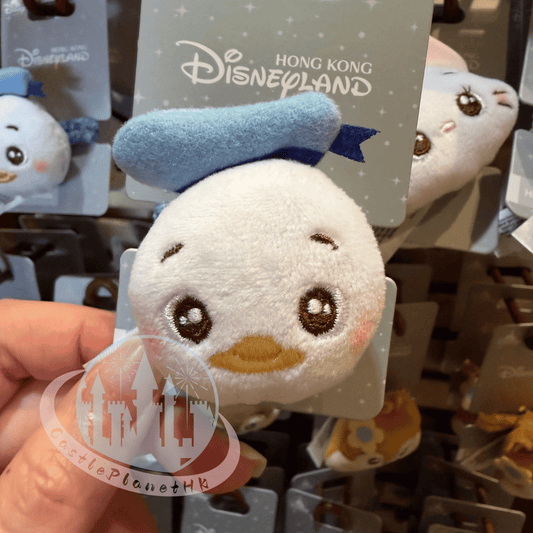 "Pre-Order" HKDL - Donald Duck Head Plush Hair Scrunchie Accessories, Cute Style 2026