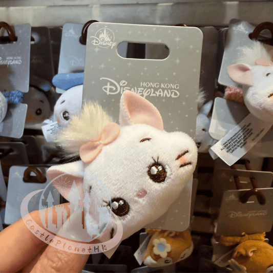 "Pre-Order" HKDL - Marie The Aristocats Head Plush Hair Scrunchie Accessories, Cute Style 2026