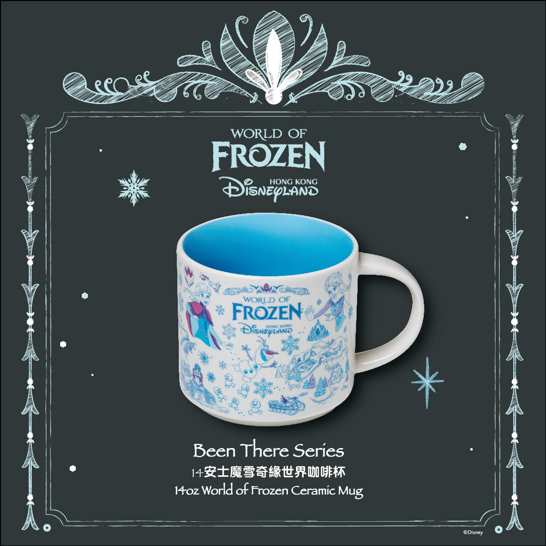 HKDL - Starbucks Been There Series Ceramic Mug 14oz- World of Frozen【Ready  Stock】