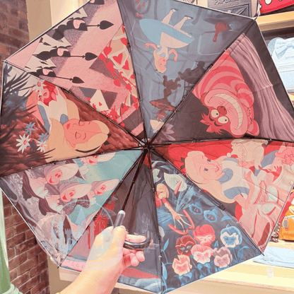 "Pre-Order" HKDL - Alice in Wonderland UV-Resistant Folding umbrella, Movie Scence 2026
