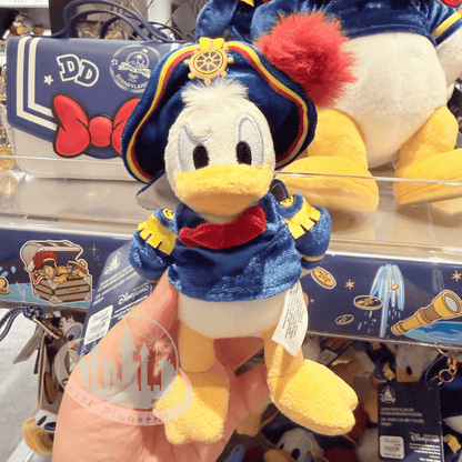 "Pre Order" HKDL - Donald Plush Bag Charm, Donald Captain 2026