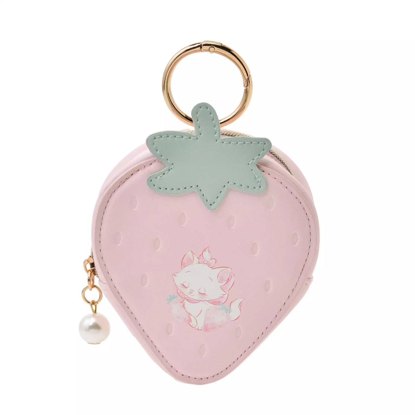 "Pre-Order" JDS - Marie The Aristocats pouch with carabiner (STRAWBERRY COLLECTION 2025)