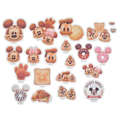 "Pre-Order" JDS - Mickey & Friends Stickers Clear Peel and Stick, MICKEY'S BAKERY