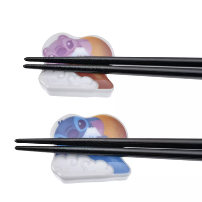 "Pre-Order" JDS - Stitch & Angel Chopstick Holder Pair (Japan Original)