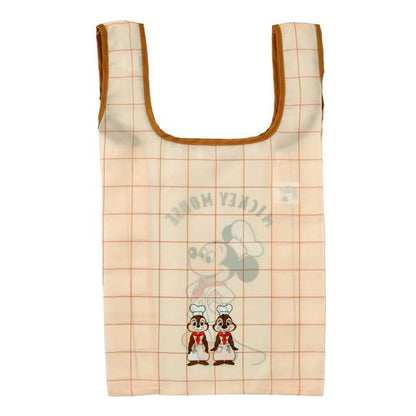 "Pre-Order" JDS - Mickey, Chip & Dale Shopping Bag/Eco Bag with Pouch, MICKEY'S BAKERY