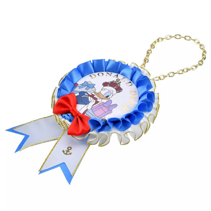 “Pre-Order” JDS - Donald Can Badge Rosette with Chain, DONALD THE KING BIRTHDAY