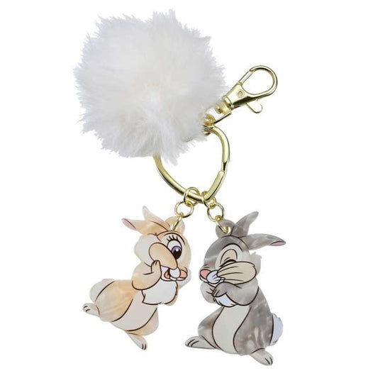 "Pre-Order" JDS - Miss Bunny & Thumper Keychain, PASTEL BUNNIES "Bambi"